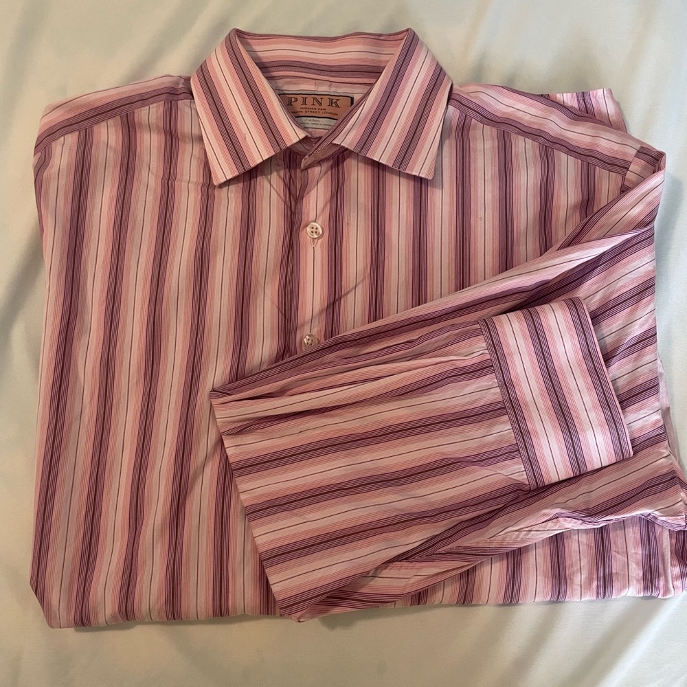 Thomas Pink Dress Shirt